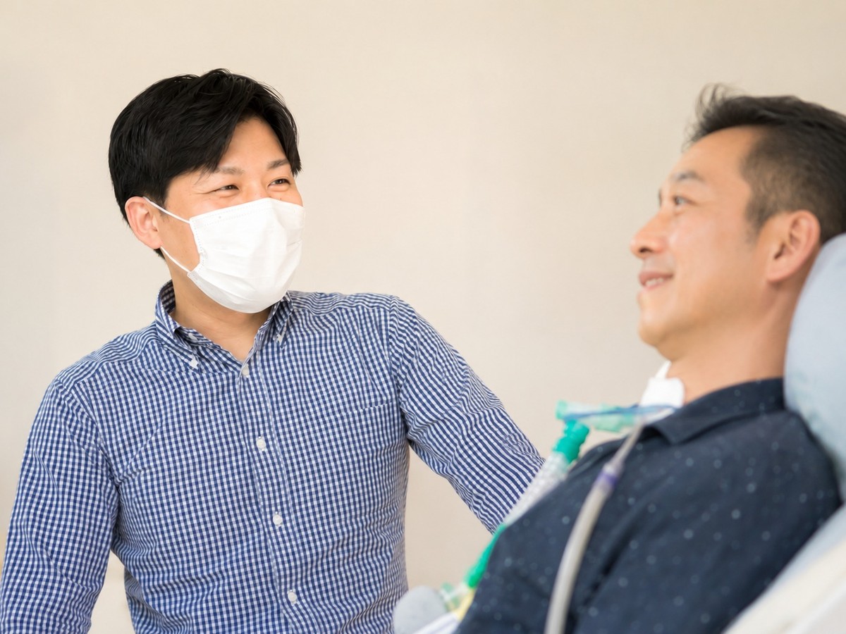人工呼吸器を使用する成人の方への在宅支援のイメージ