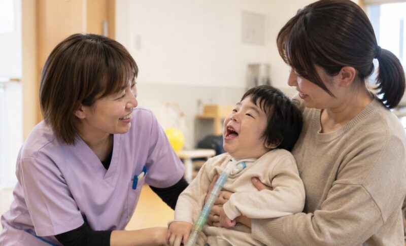 医療的ケア児支援法の改正をわかりやすく解説（お子さんとお母さんのイメージ）